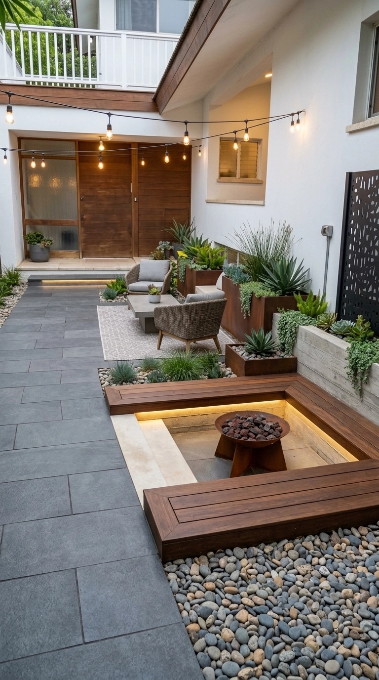 Landscape design in Contemporary Yard style — Yard by GenRoom AI