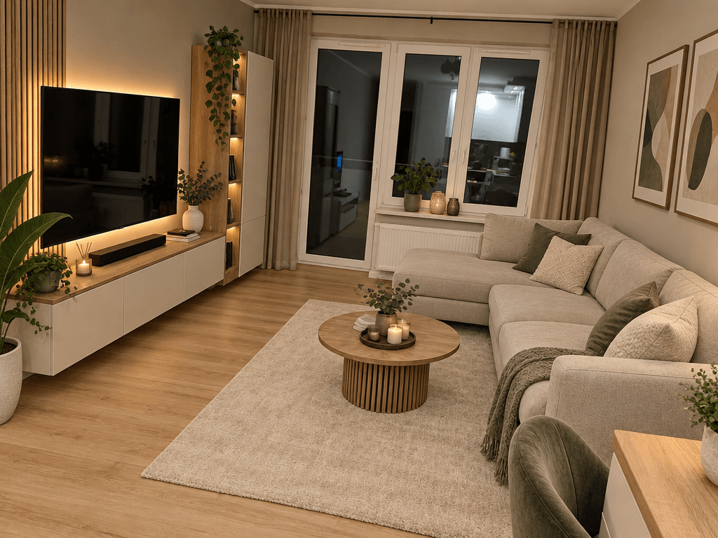 Interior design in Contemporary style — Living Room by GenRoom AI