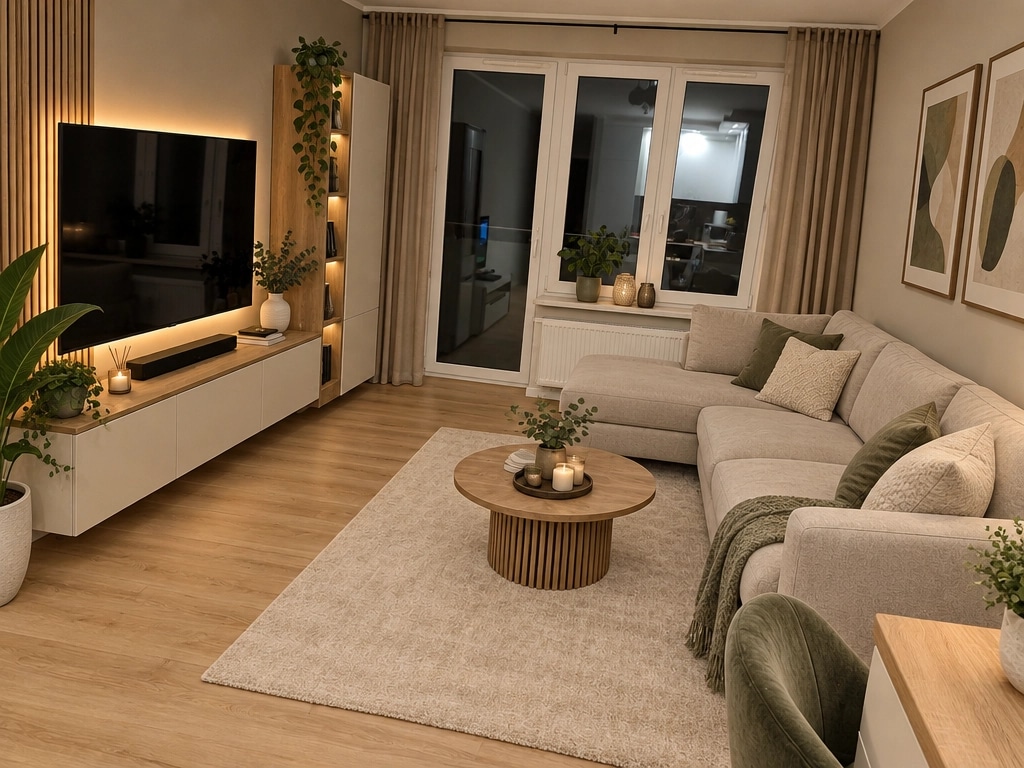Interior design in Contemporary style — Living Room by GenRoom AI