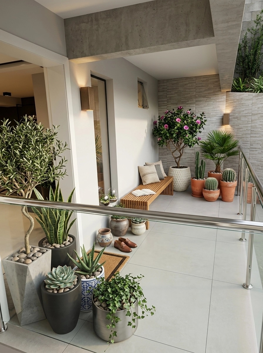 Interiördesign i stilen Portuguese Modern — balcony av GenRoom AI