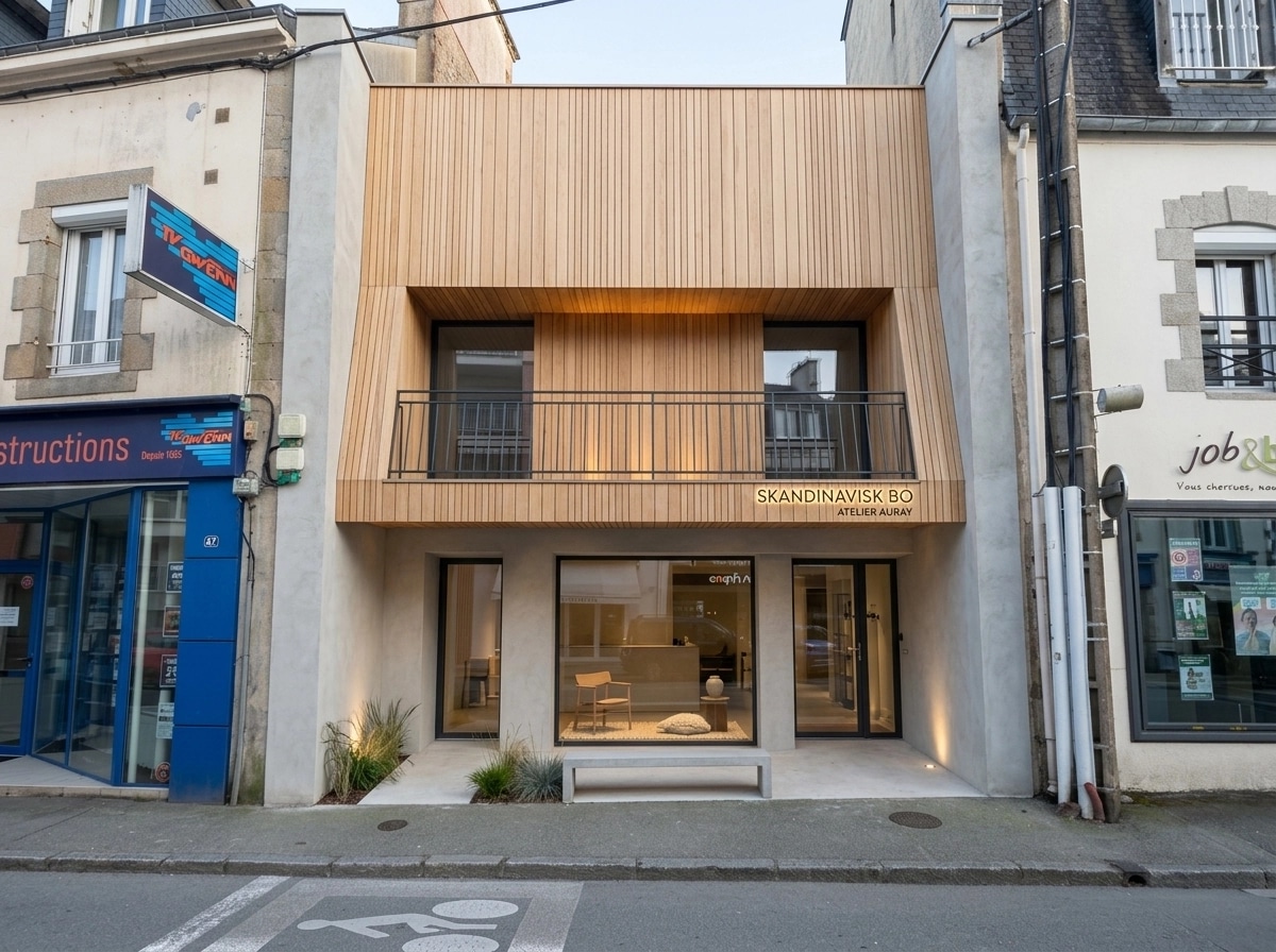 Scandinavian Facade Facade design — facade photo by GenRoom AI