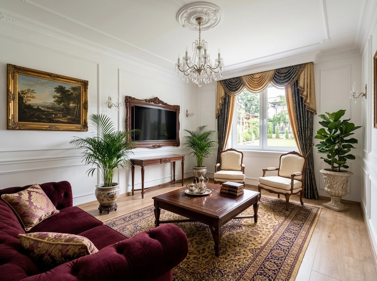 Interior design in Classic style — Living Room by GenRoom AI