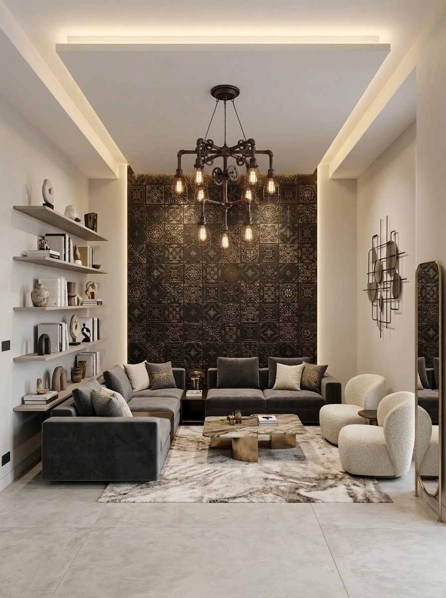 Interior design in Contemporary style — Living Room by GenRoom AI