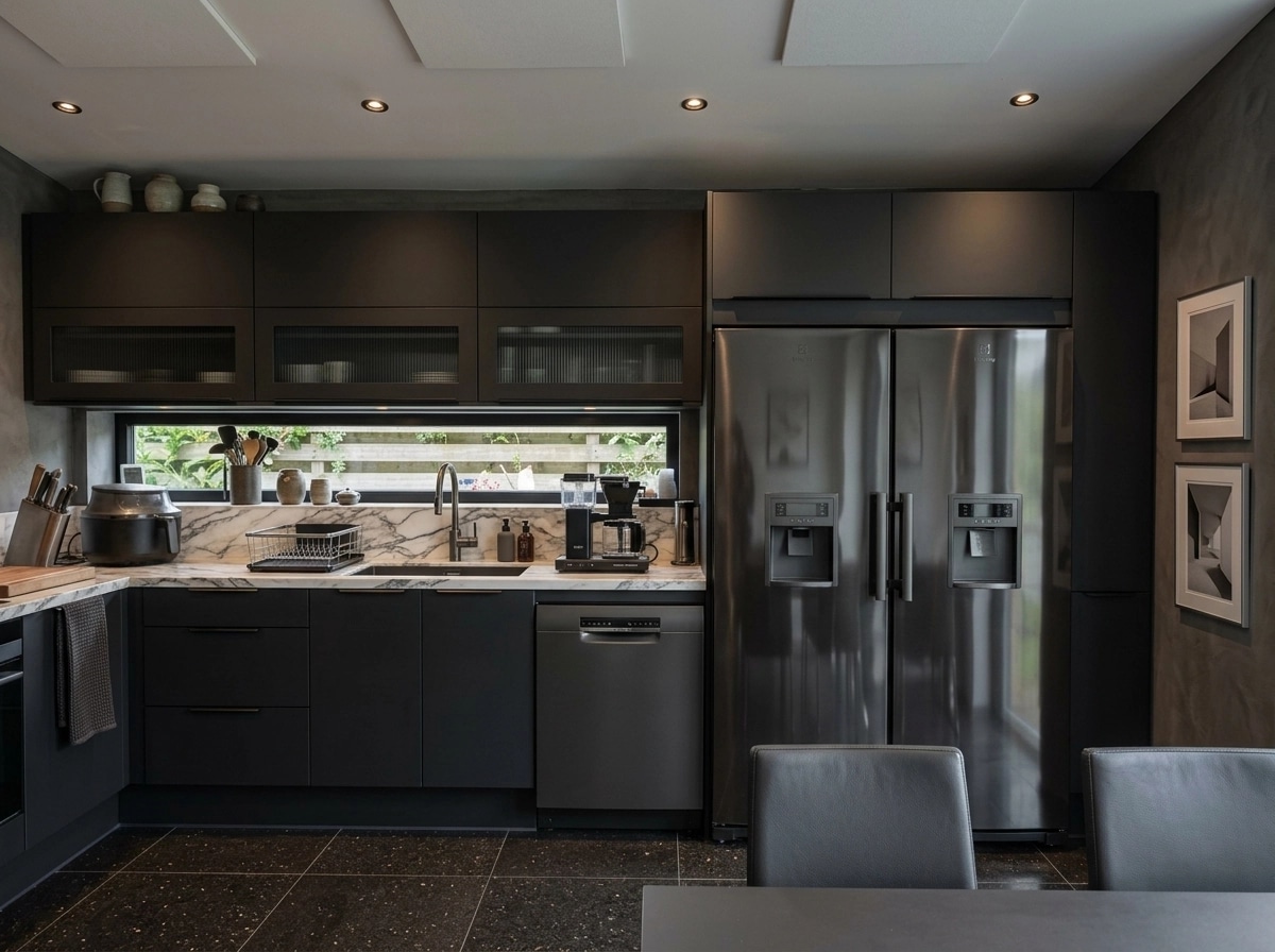 Kitchen interior in Contemporary style — photo by GenRoom AI
