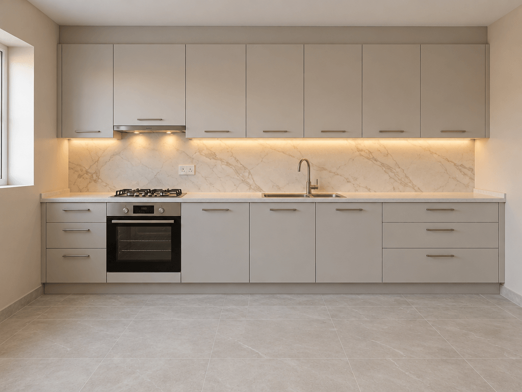 Kitchen interior in no_style style — photo by GenRoom AI