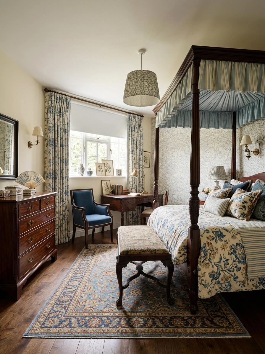 Maximalist Bedroom design — interior photo by GenRoom AI