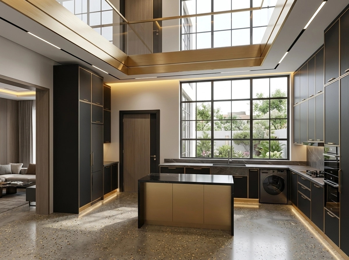 Blacktec Kitchen design — interior photo by GenRoom AI