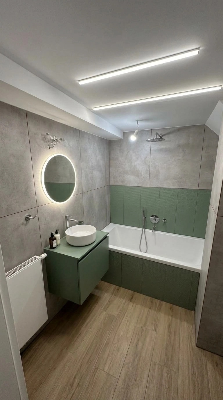 Minimalism Bathroom design — interior photo by GenRoom AI