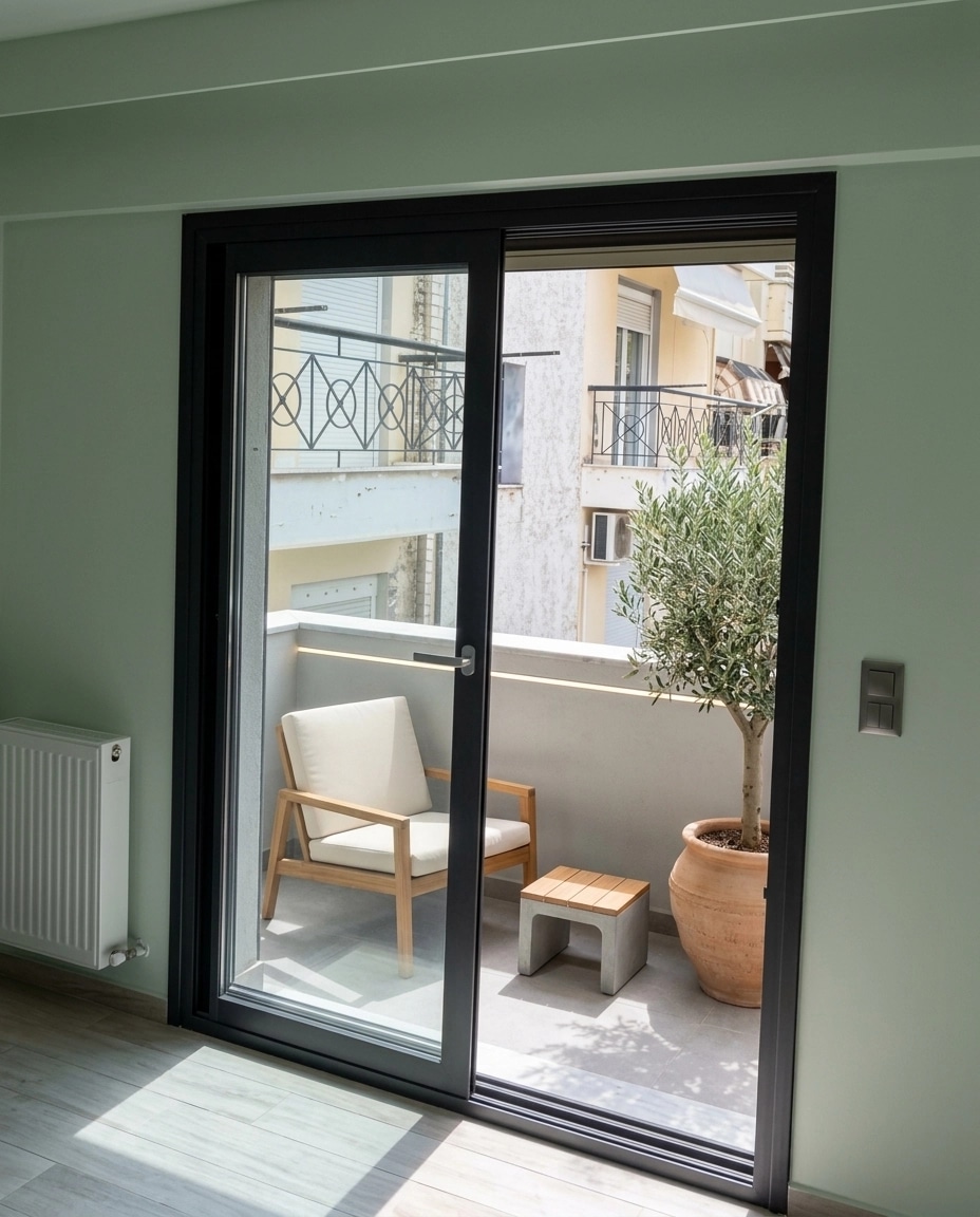 Interior design in Minimalism style — balcony by GenRoom AI