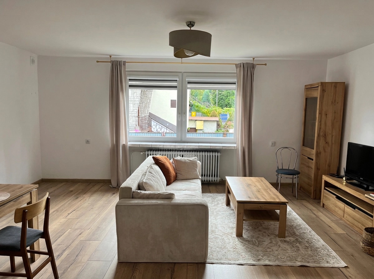 Interior design in Scandinavian style — Living Room by GenRoom AI
