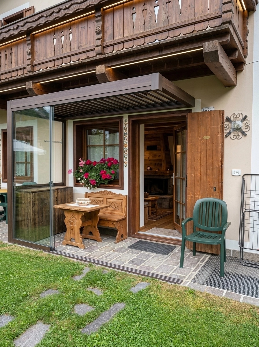 Facade design in Chalet Facade style — photo by GenRoom AI