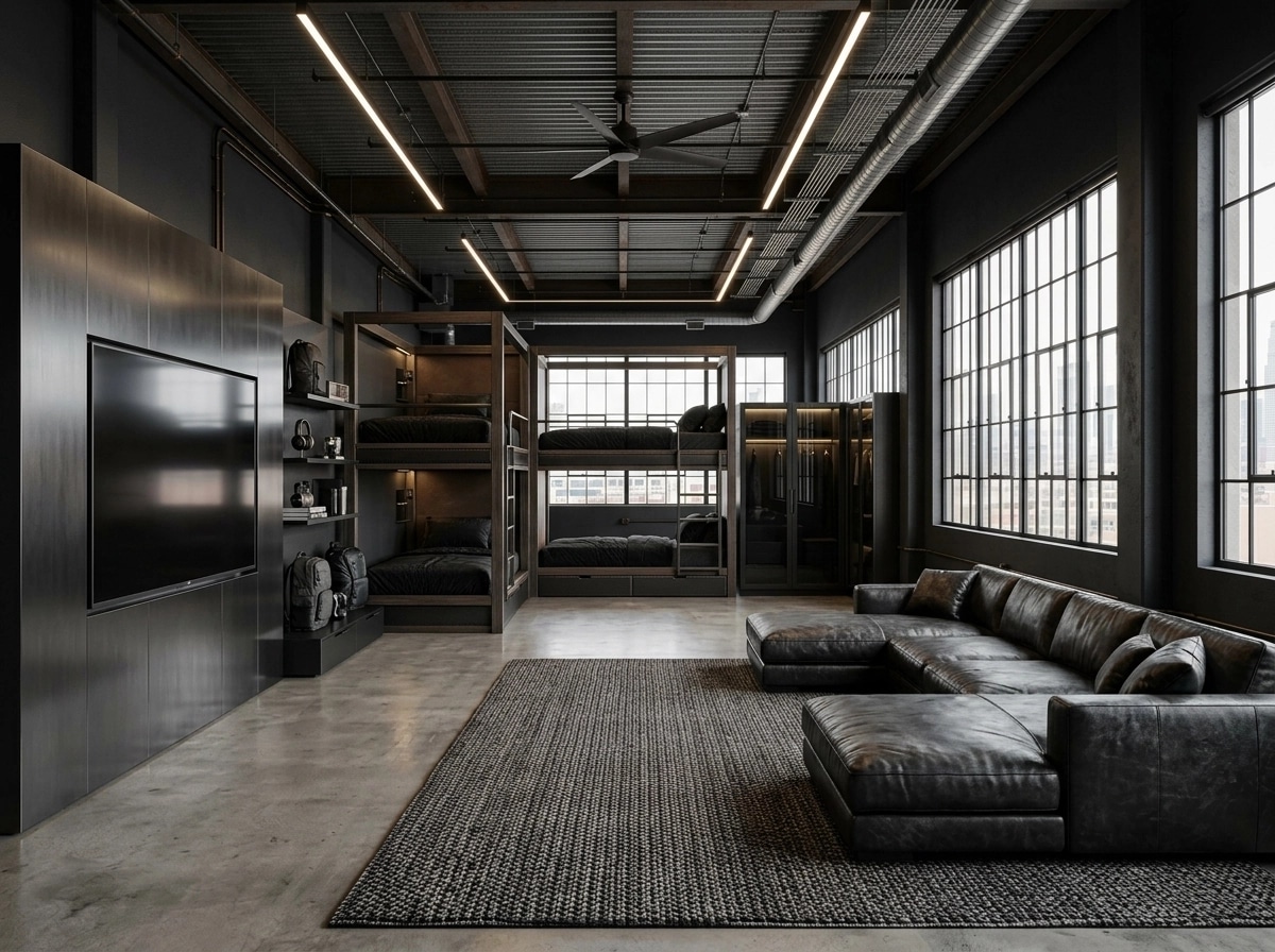 Interior design in Blacktec style — Bedroom by GenRoom AI