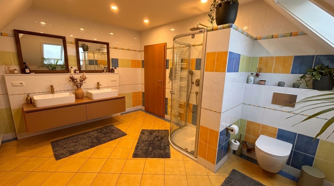 Bathroom interior in no_style style — photo by GenRoom AI