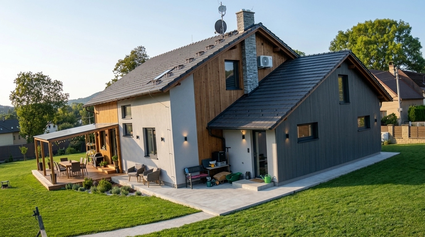 Scandinavian Facade Facade design — facade photo by GenRoom AI