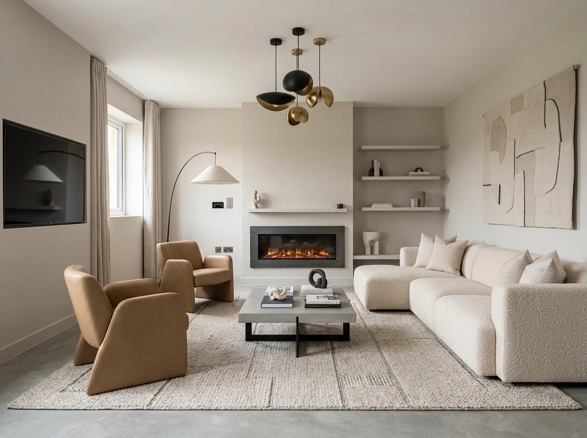 Interior design in Contemporary style — Living Room by GenRoom AI