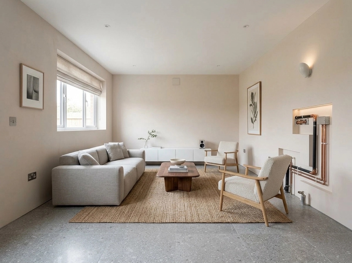 Minimalism Living Room design — interior photo by GenRoom AI