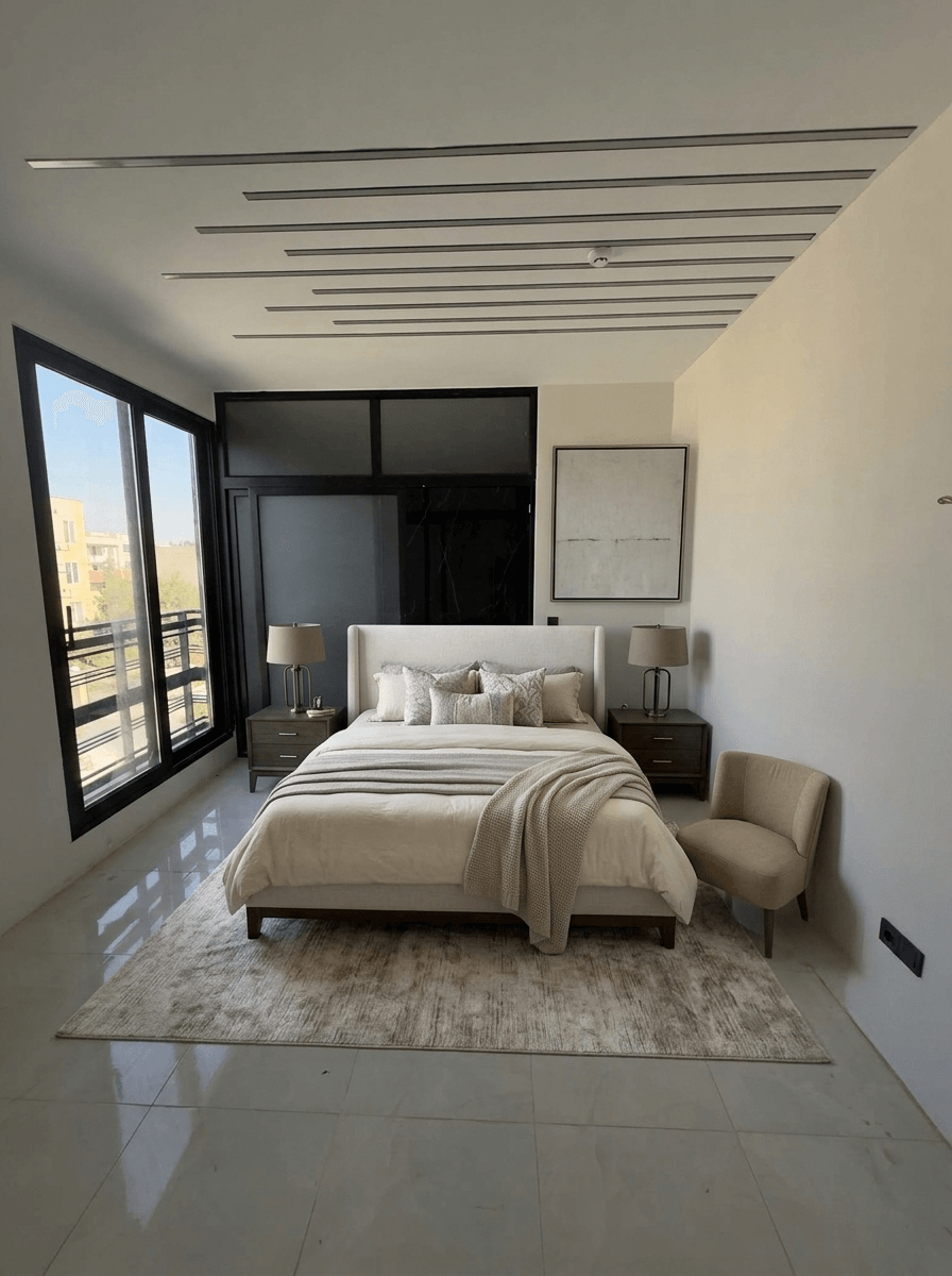 Interior design in Transitional style — Bedroom by GenRoom AI