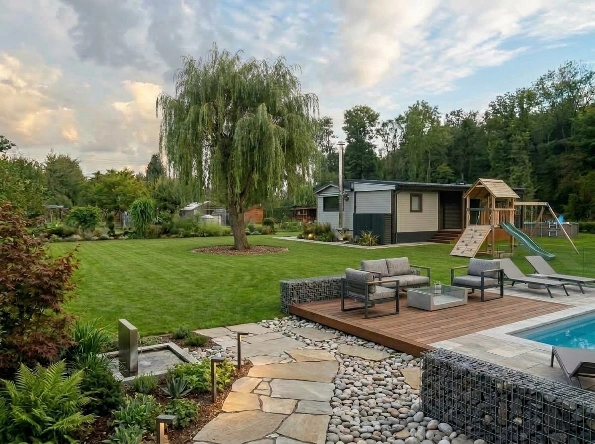 Contemporary Yard Yard design — yard photo by GenRoom AI