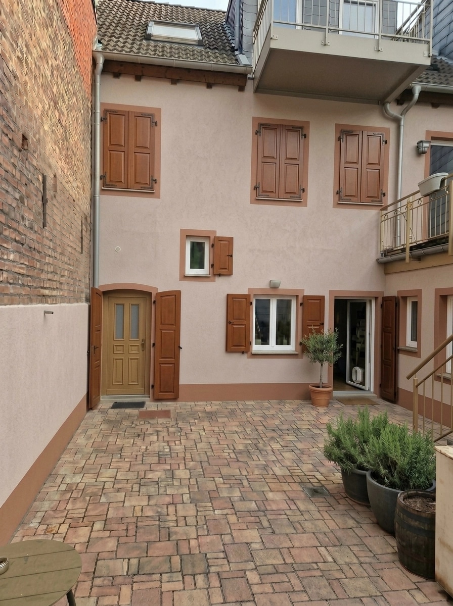 Facade design in Mediterranean Facade style — photo by GenRoom AI
