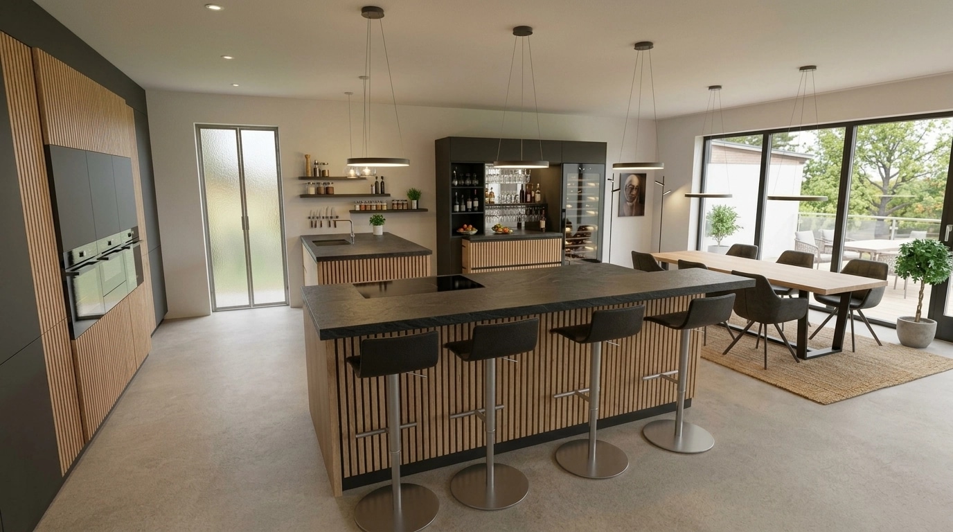 Kitchen interior in no_style style — photo by GenRoom AI