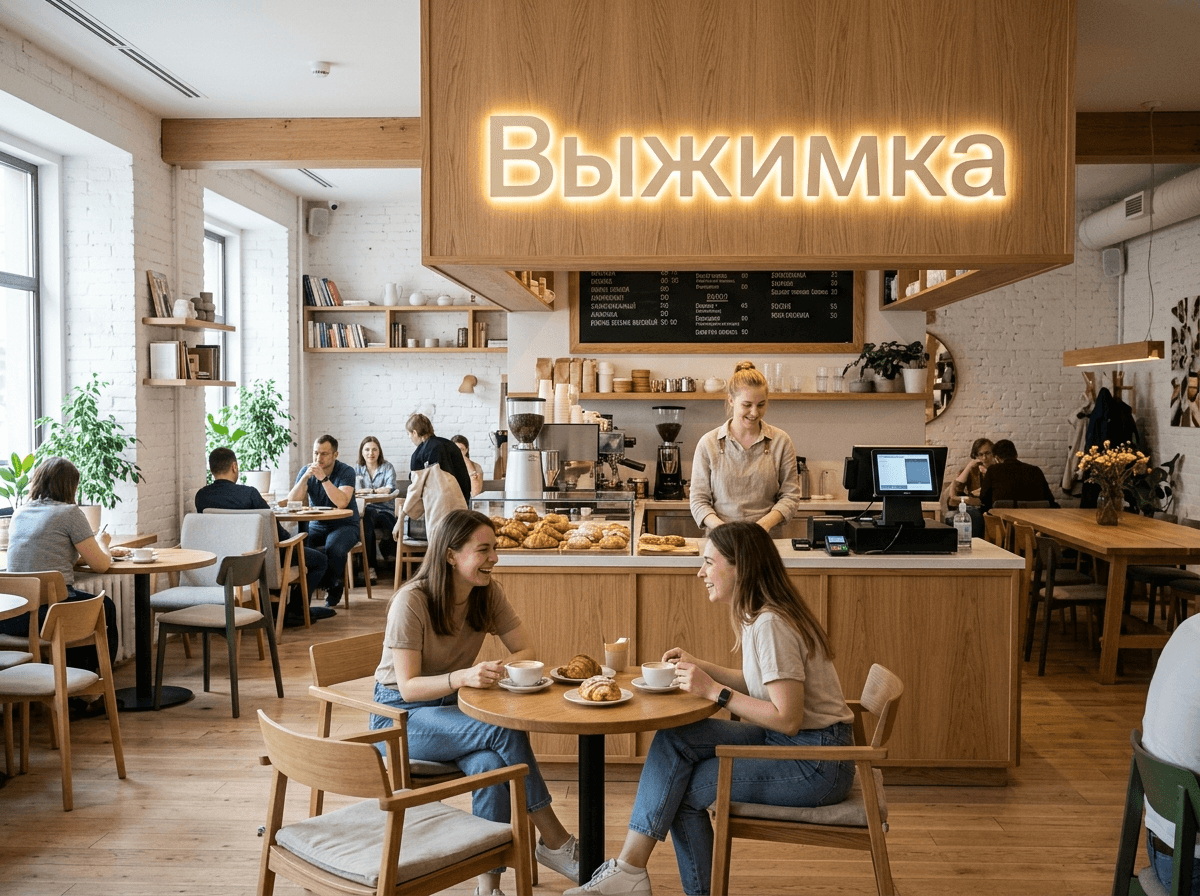 Интерьер дизайны Scandinavian стилінде — GenRoom AI жасаған cafe