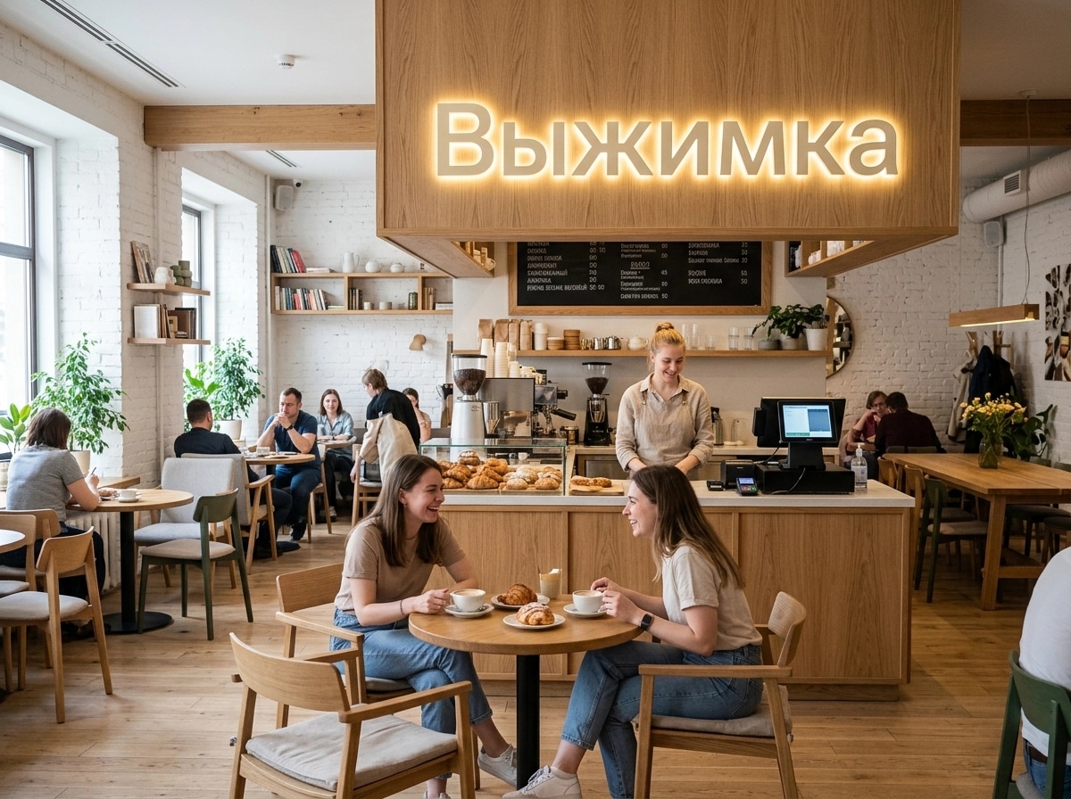 Interior design in Scandinavian style — cafe by GenRoom AI