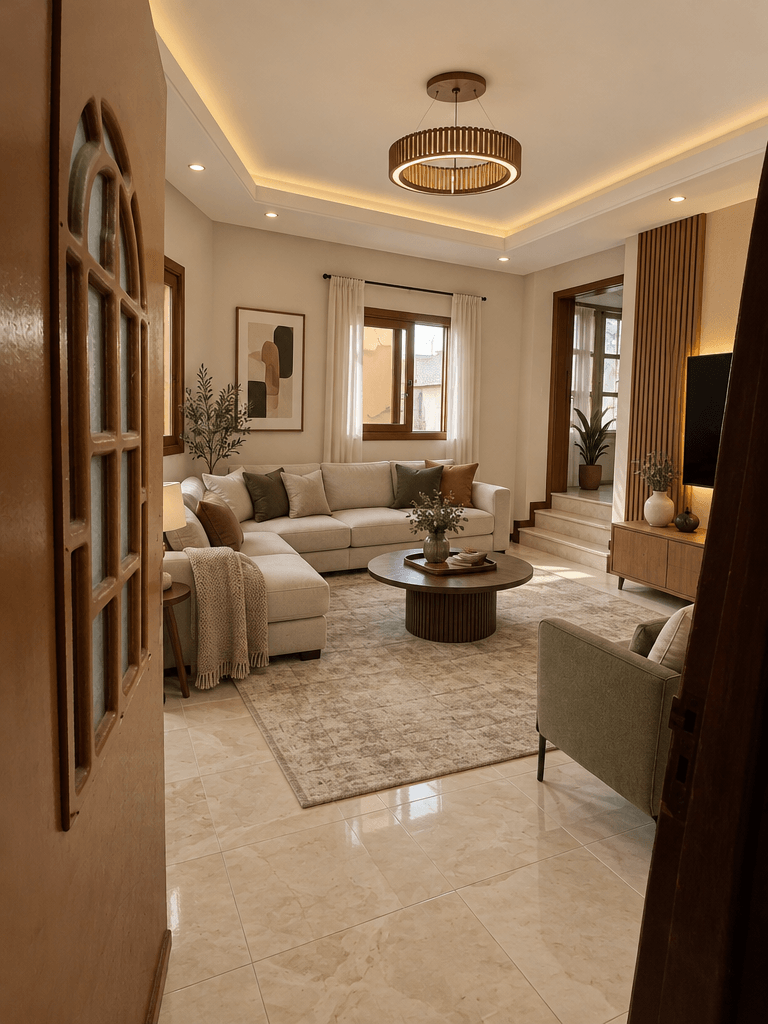 Interior design in Contemporary style — Living Room by GenRoom AI