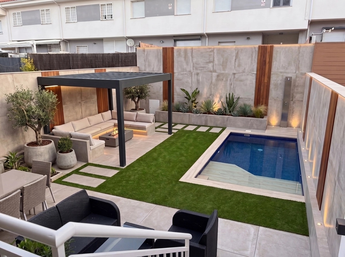 Contemporary Yard Yard design — yard photo by GenRoom AI