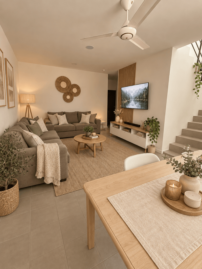 Design d'intérieur en style Scandinavian — Salon par GenRoom AI