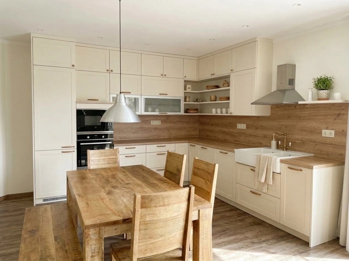 Kitchen interior in no_style style — photo by GenRoom AI