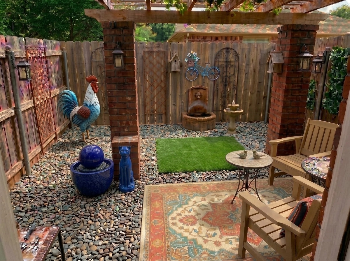 Mediterranean Yard สวน design — yard photo by GenRoom AI