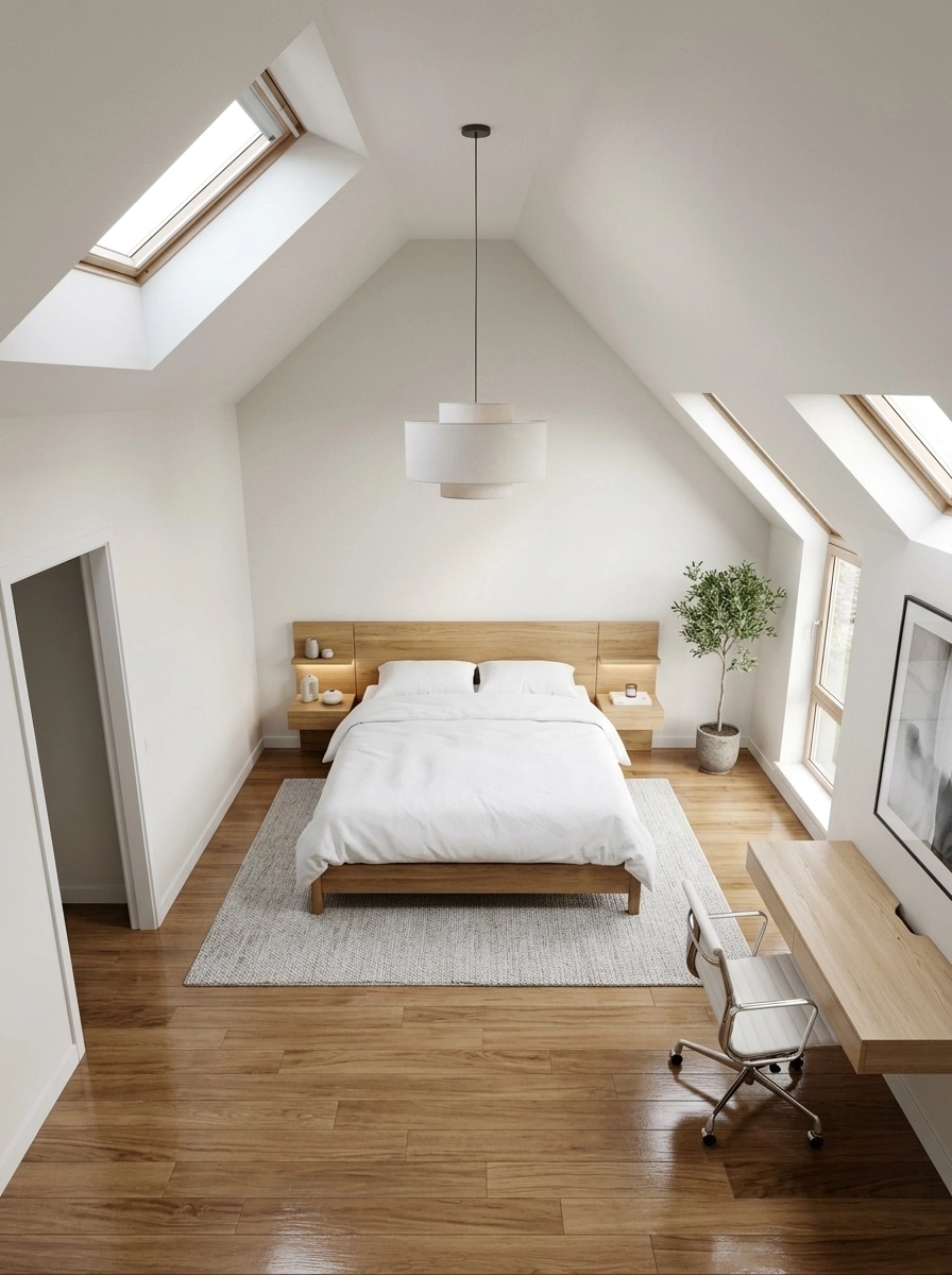Minimalism Bedroom design — interior photo by GenRoom AI