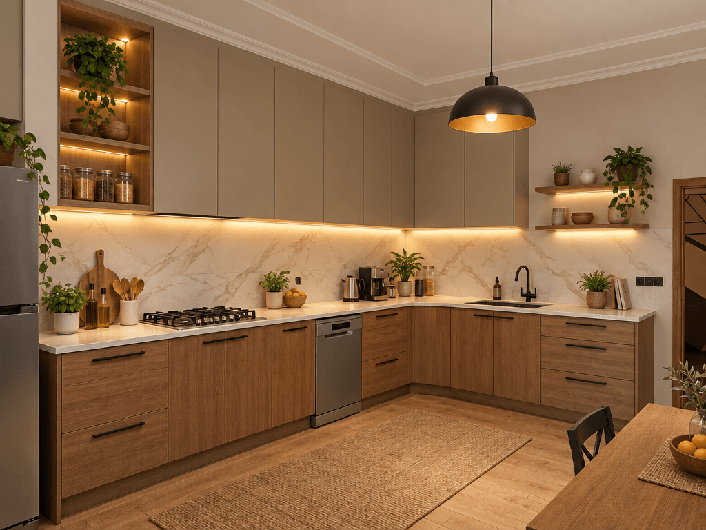 Kitchen interior in no_style style — photo by GenRoom AI