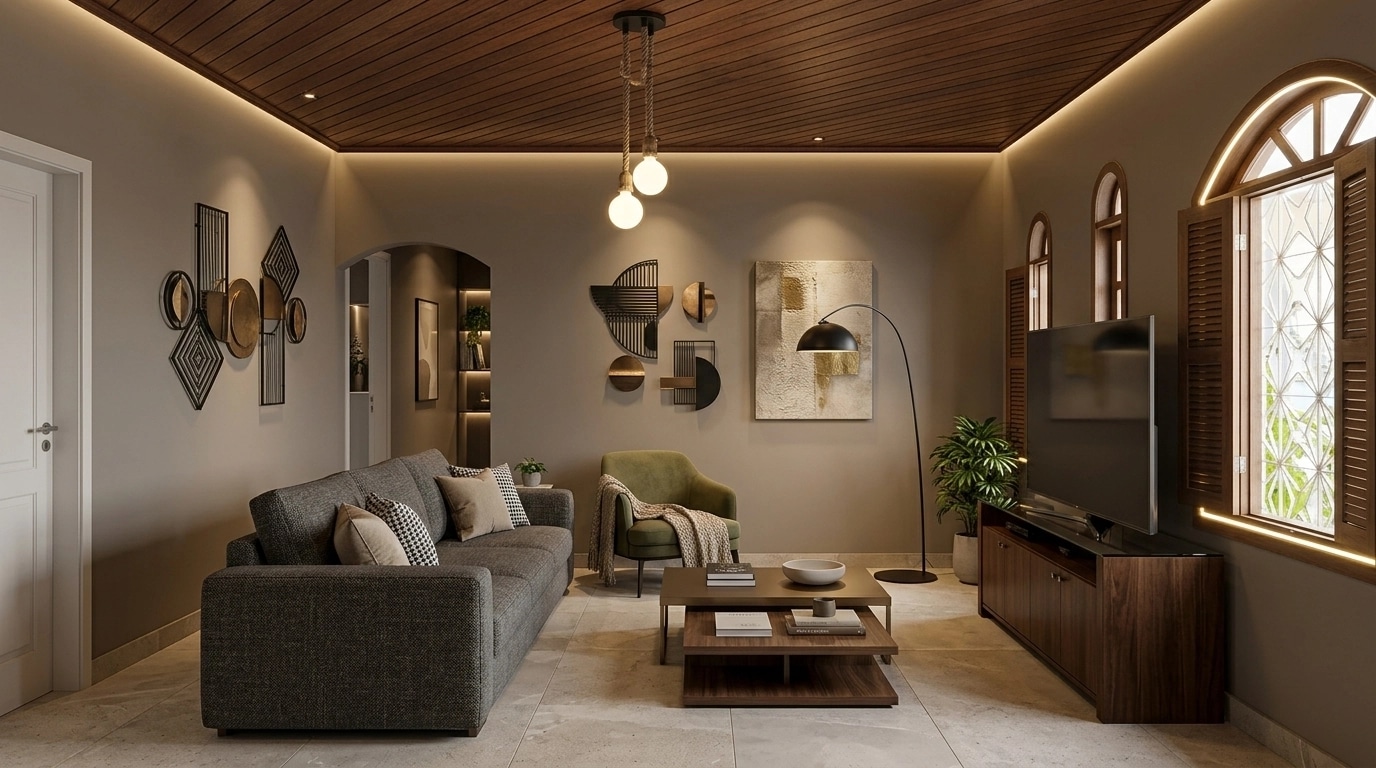 Interior design in Contemporary style — Living Room by GenRoom AI