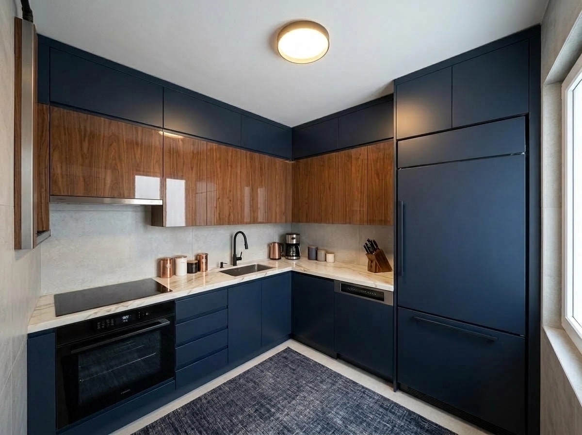 Kitchen interior in Contemporary style — photo by GenRoom AI