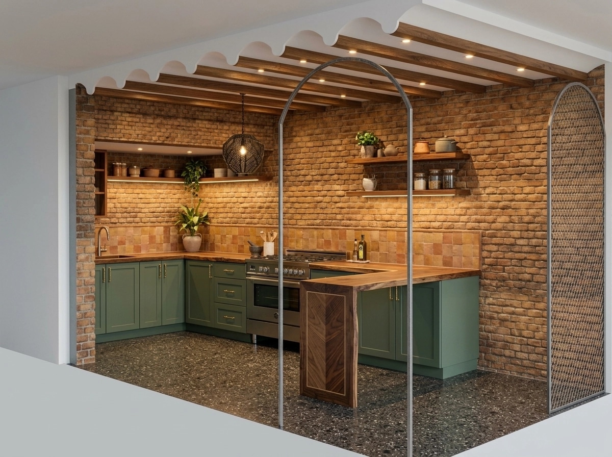 Kitchen interior in no_style style — photo by GenRoom AI