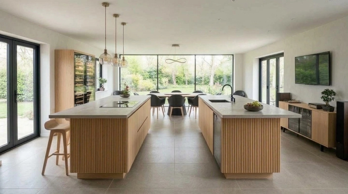 Interior design in Japandi style — Kitchen by GenRoom AI