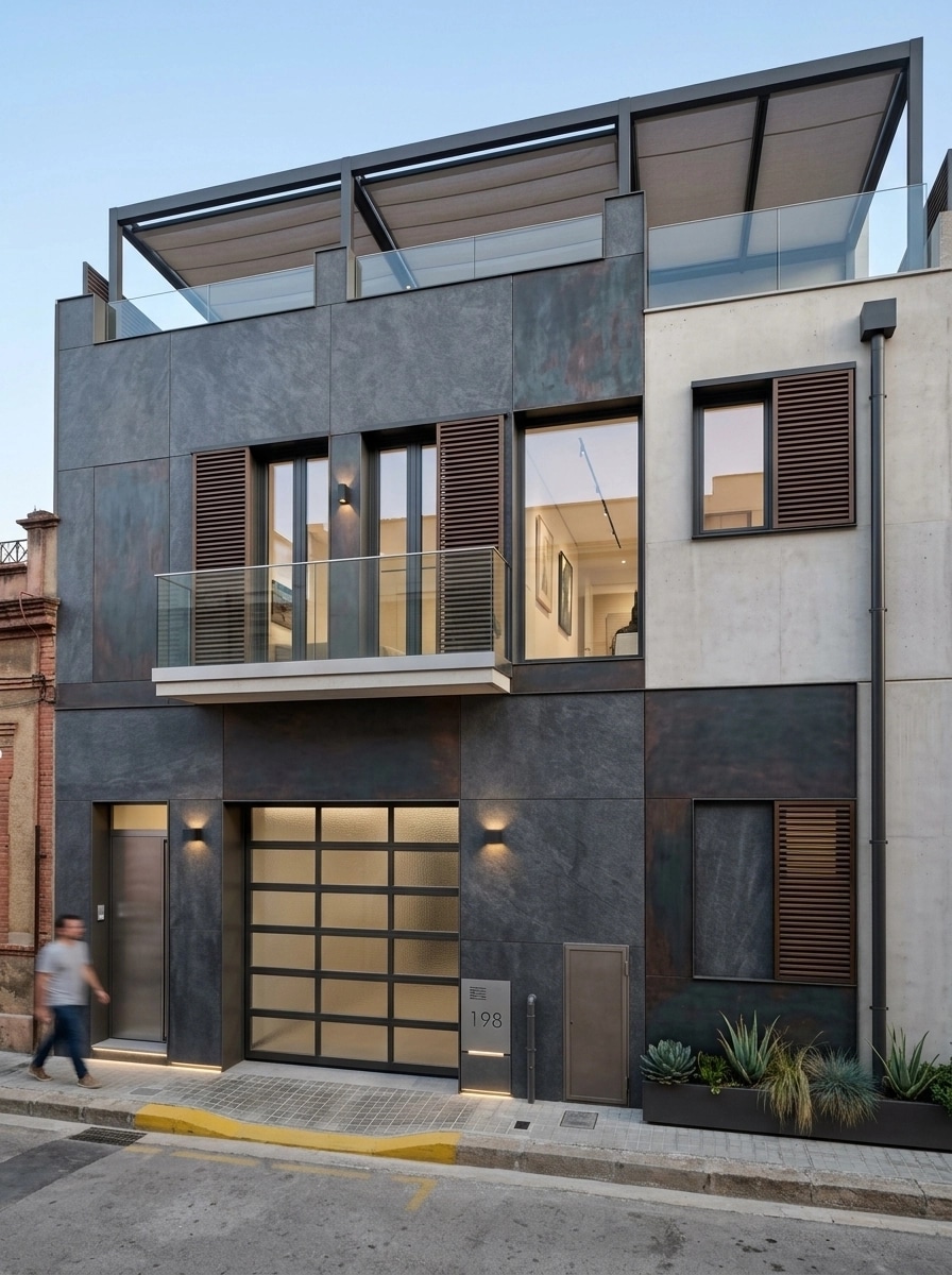 Contemporary Facade Facade design — facade photo by GenRoom AI