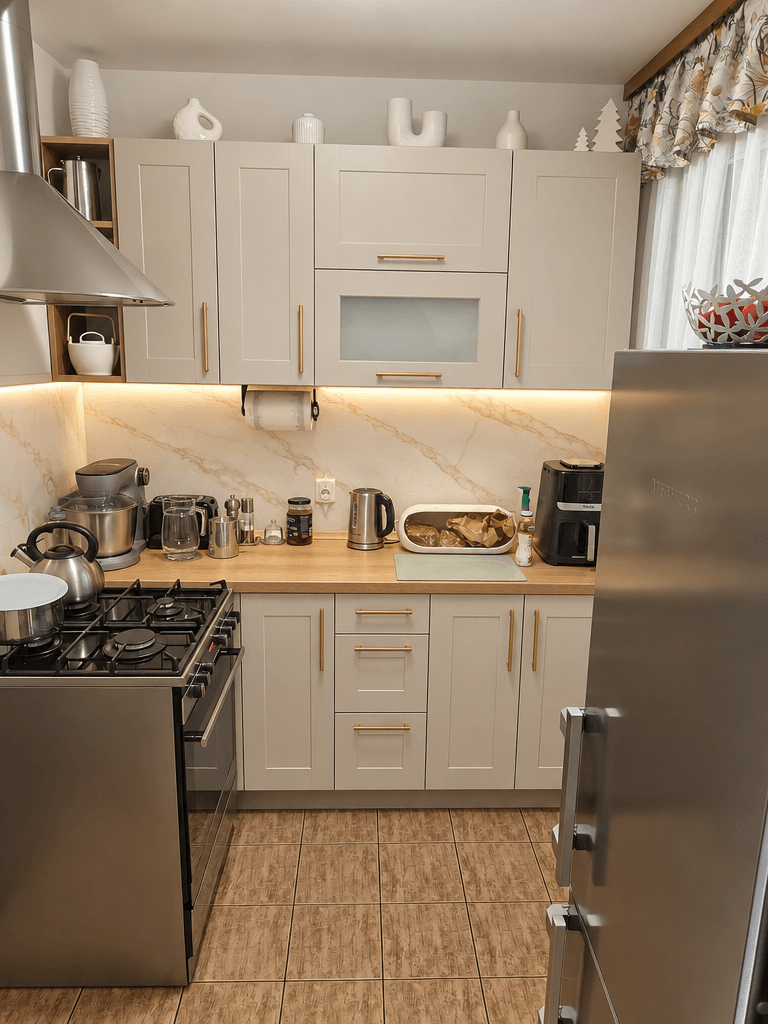 Kitchen interior in no_style style — photo by GenRoom AI