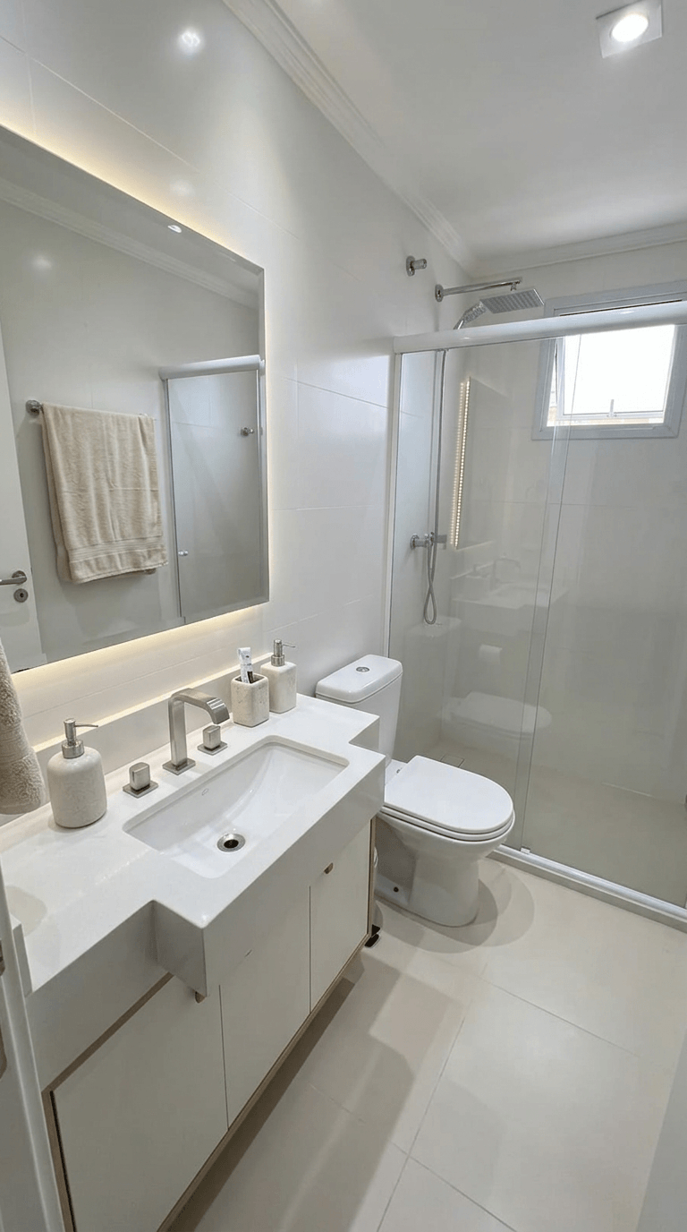 Contemporary Bathroom design — interior photo by GenRoom AI