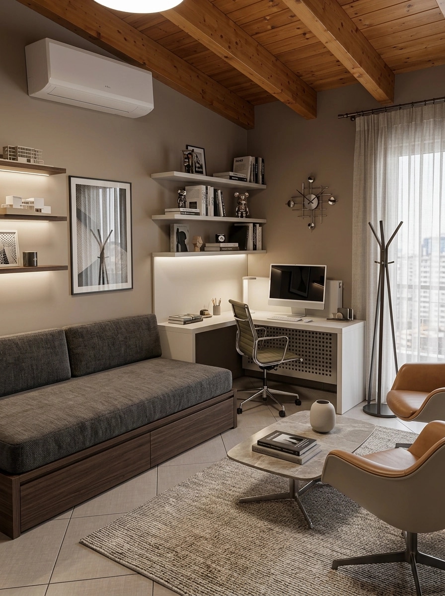 Interior design in Contemporary style — Living Room by GenRoom AI