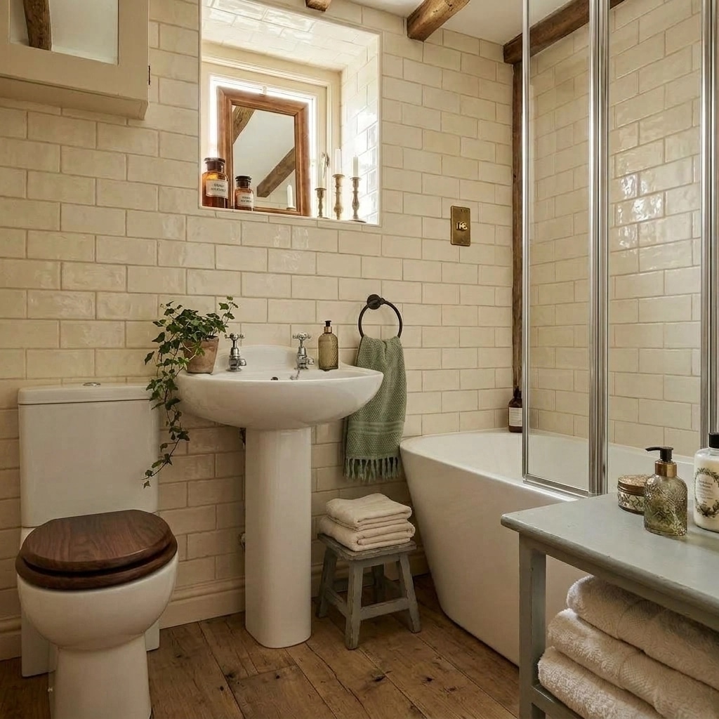 Bathroom interior in no_style style — photo by GenRoom AI