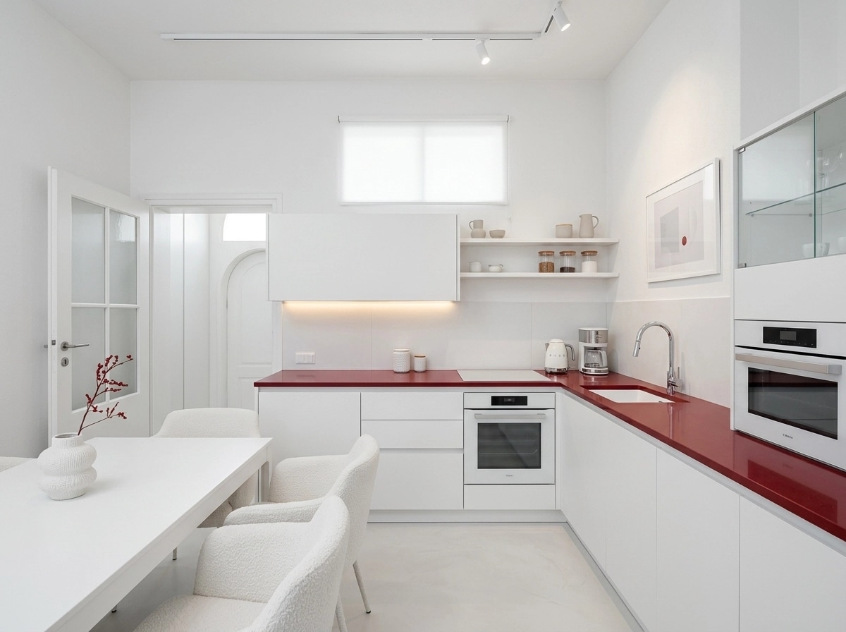 Minimalism Kitchen design — interior photo by GenRoom AI