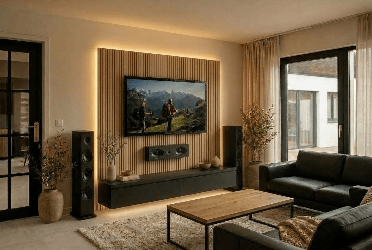 Interior design in Japandi style — Living Room by GenRoom AI