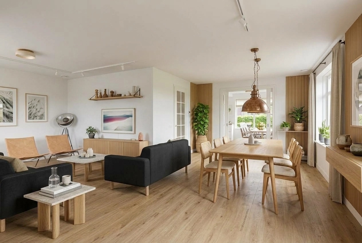 Scandinavian Living Room design — interior photo by GenRoom AI