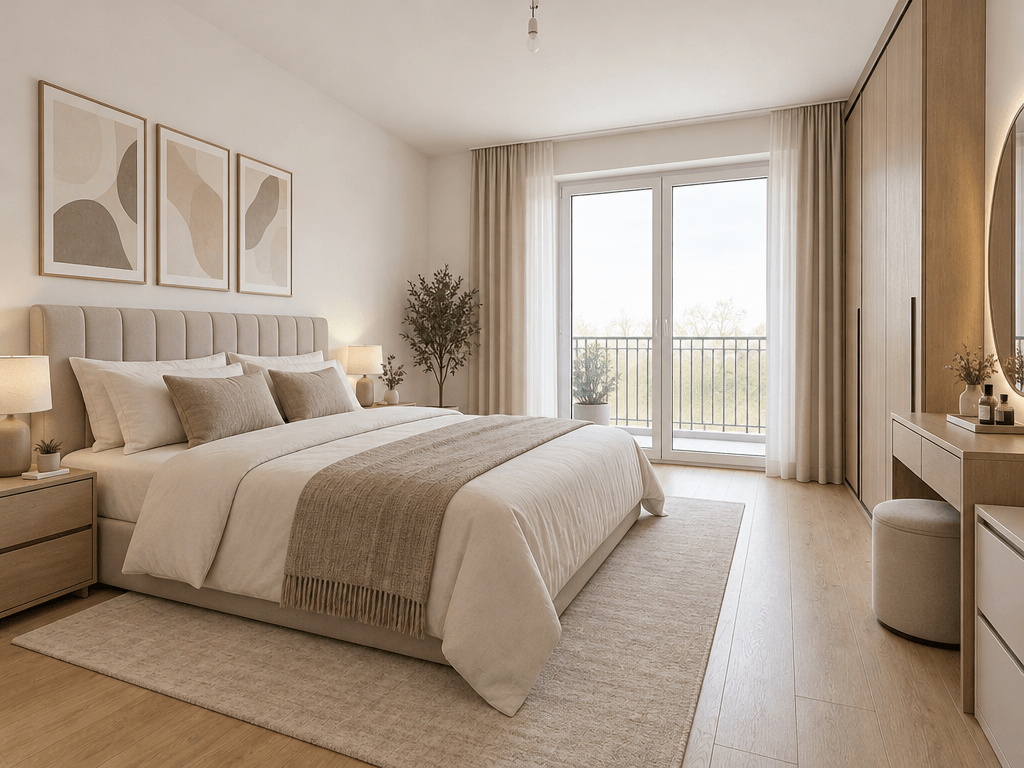Minimalism Bedroom design — interior photo by GenRoom AI