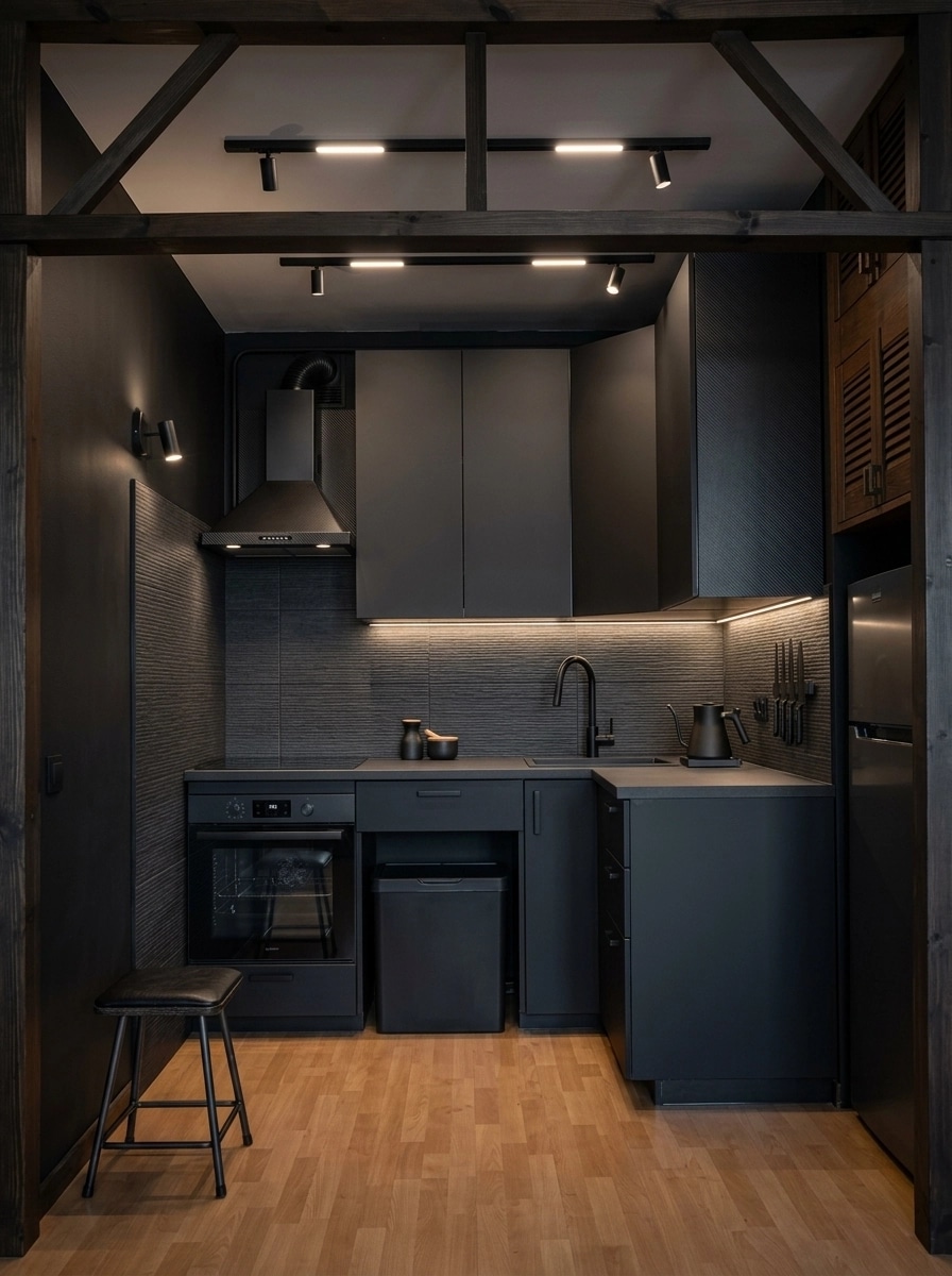 Blacktec Kitchen design — interior photo by GenRoom AI