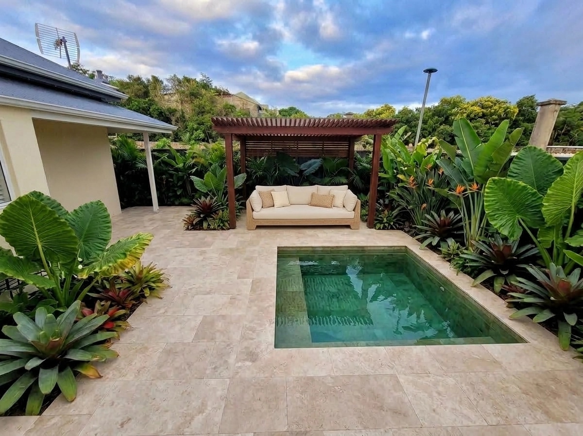 Yard design in no_style style — photo by GenRoom AI