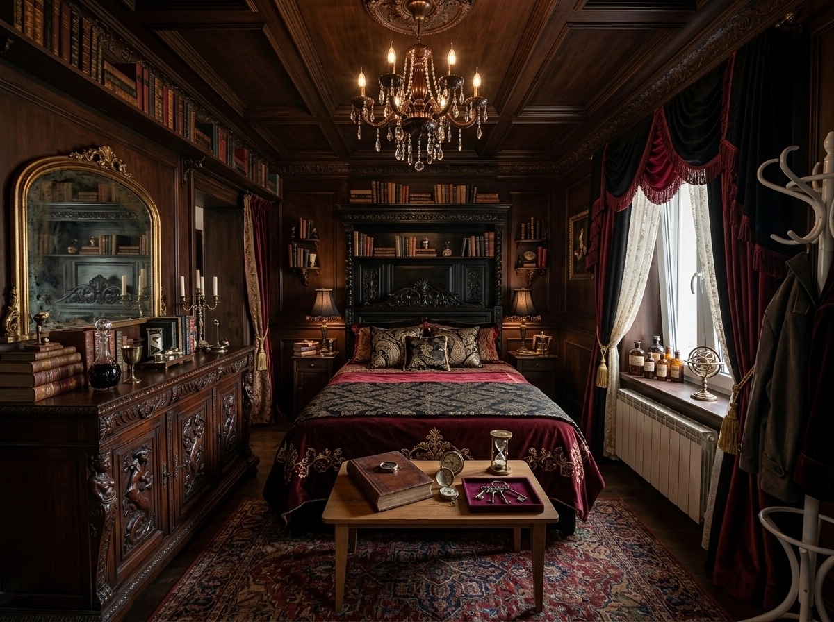 Maximalist Bedroom design — interior photo by GenRoom AI