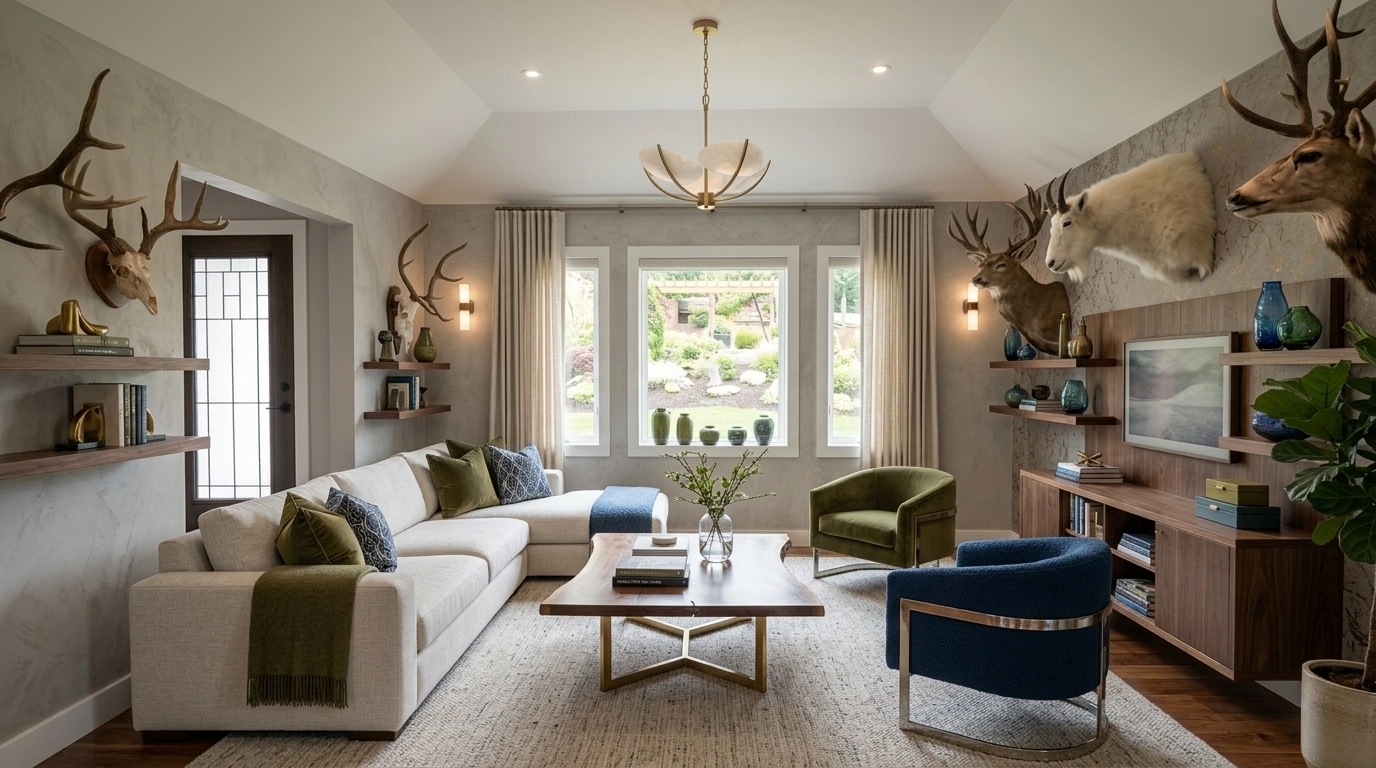 Interior design in Contemporary style — Living Room by GenRoom AI